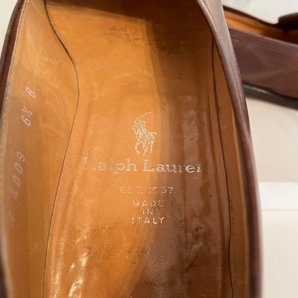 Ladies Ralph Lauren leather loafers gently used in excellent condition /quality - Picture 3 of 6